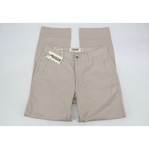 Mountain Khakis Pants Mens 34x32 Retro‎ Stone Khaki Slim Fit Teton Twill Cotton